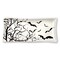 Spellbound Black Ceramic Rectangular Platter for Halloween Serving 15x7 inches Dishwasher Safe